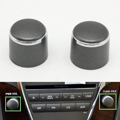 ya 8 8.24 baidi 2pcs Front Dashboard Control for Audi o Knob Switch Button for Lexus ES240 ES350 06-12