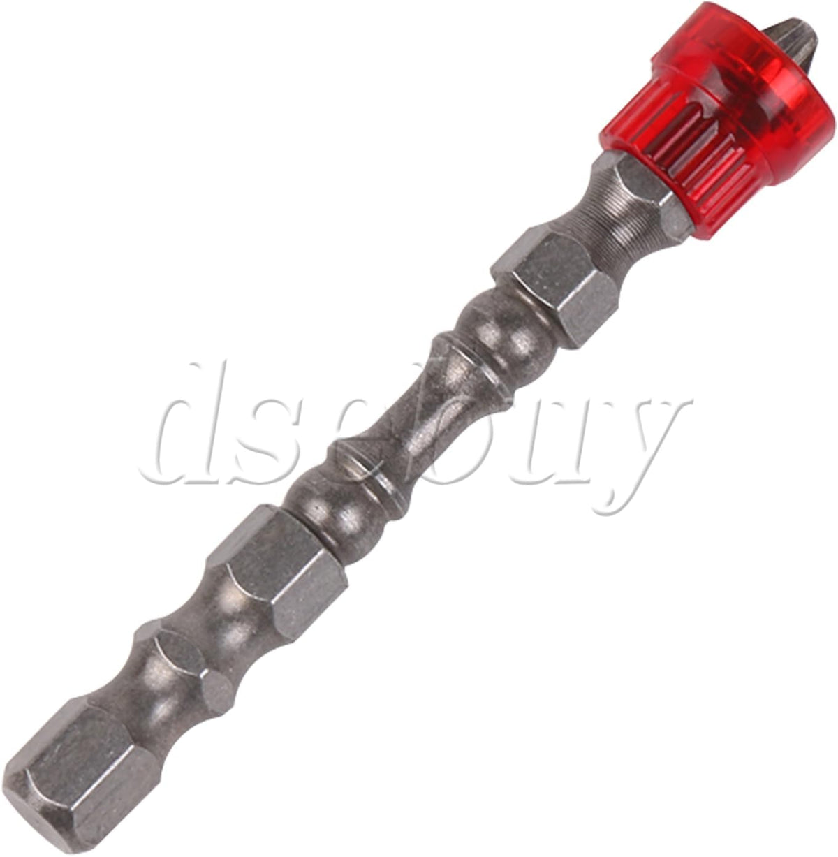 ya 26 10.21 baidi 50PCS Magnetic Collar Design Screwdriver Bits 1/4 Hex Shank S2 Chrome Steel Red