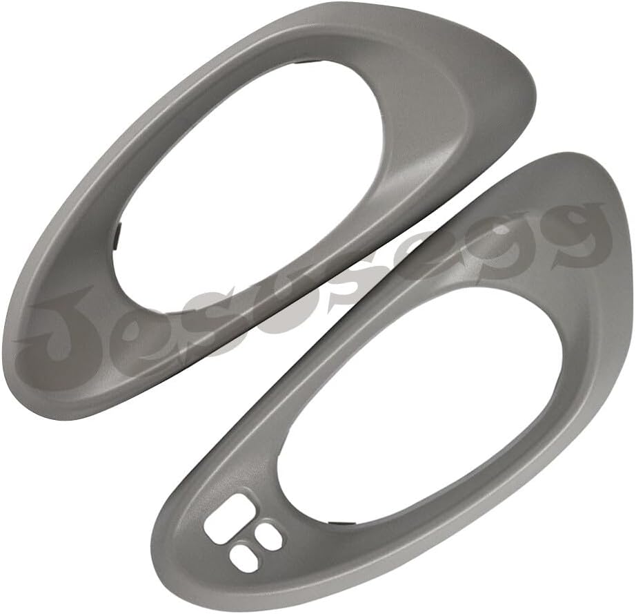 ya 9 10.24 Front RH&LH Inside Door Handle Fit for Chevrolet Trailblazer Base LT LS Gray