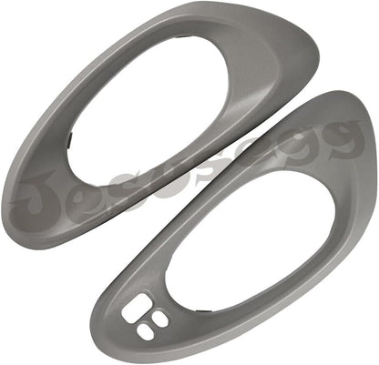 ya 9 10.24 Front RH&LH Inside Door Handle Fit for Chevrolet Trailblazer Base LT LS Gray