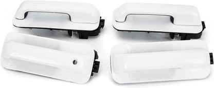 ya 10 9.16 baidi 4X Outside Door Handle Fit 2015-2020 for Ford F150/F-150 Front & Rear Ingot Silver