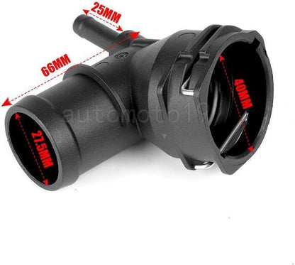 ya 11 9.14 baidiUpper Radiator Coolant Pipe Hose Connector for VW for Tiguan for JETTA Beetle CC