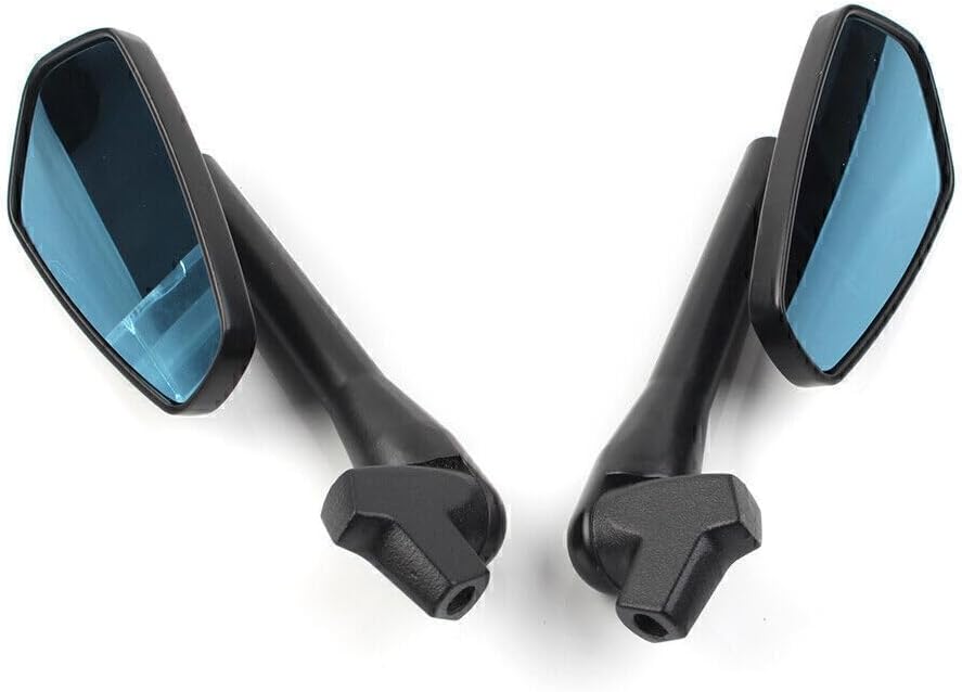 ya 2 8.15 for All Motorcycle 7/8 Handle Bar End 2X Rear Side Mirrors Rearview Universal