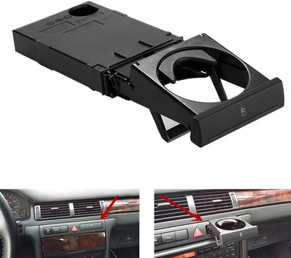 ya 6 8.14 Stretch Folding Stretch Cup Holder Stand Black for Audi for A6 C5 98-05 for A4 1998-2002