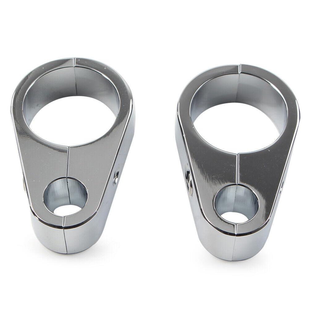 ya 9 10.24 2X Motorcycle Brake Clutch Cable Wire Clamp Clip for Harley 1'' Handlebar C