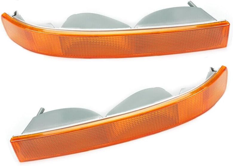 ya 2 8.15 2-piece set suitable for Chevrolet for GMC Van 1500 2500 2003-19 front turn signal light without bulb yellow