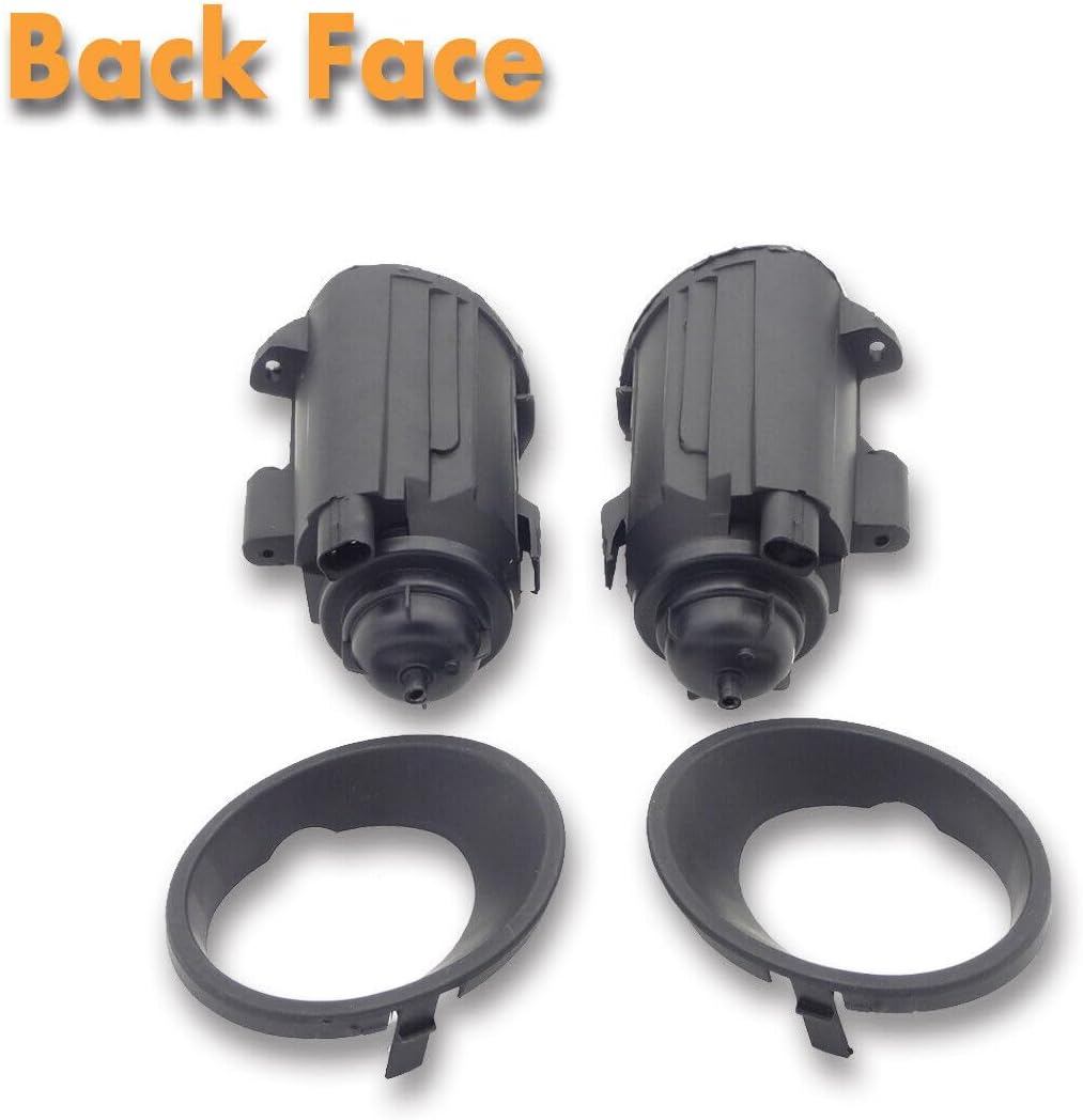 ya 10 9.16 zhengce CLEAR BUMPER DRIVING FOG LIGHTS LAMP W/COVER BEZEL Fit for BMW E53 X5 1999-