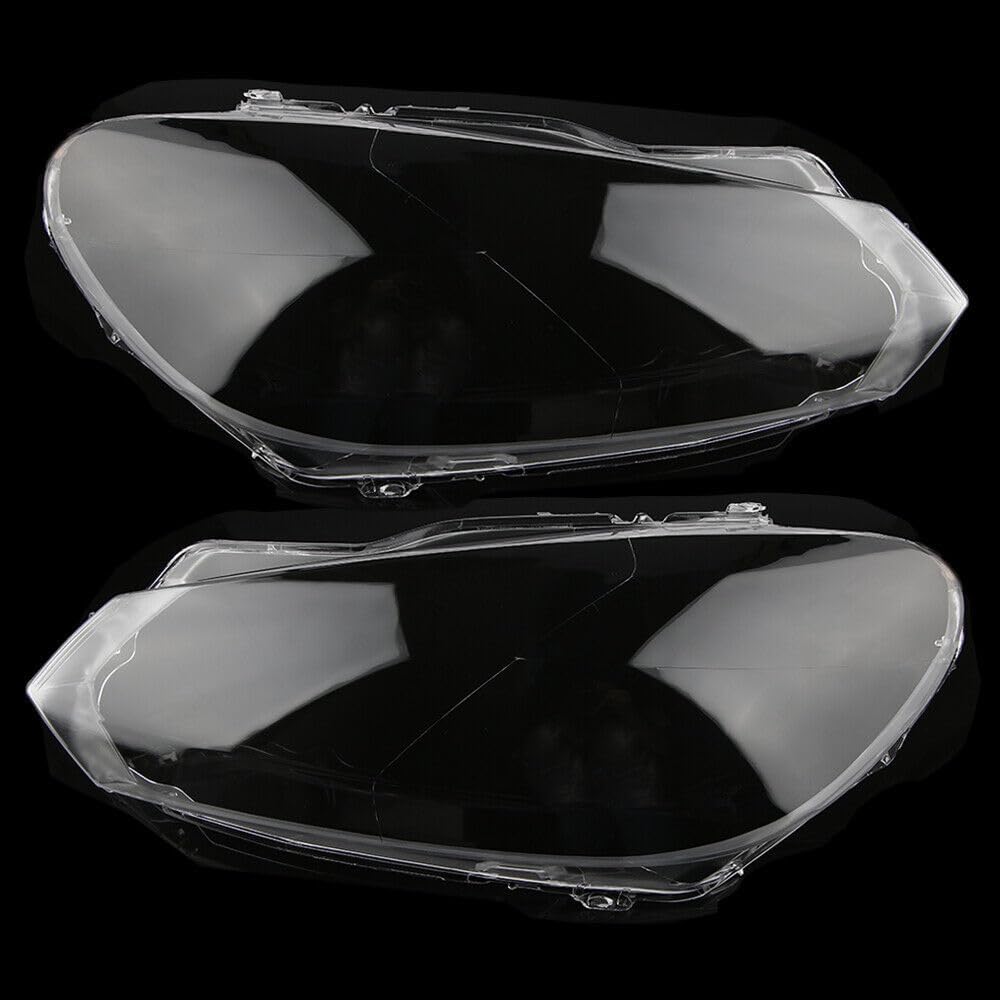 ya 7 8.24 baidi Pair Clear Headlight Headlamp Lens Cover LH + RH For 2010-2013 for VW for Golf GTI MK6