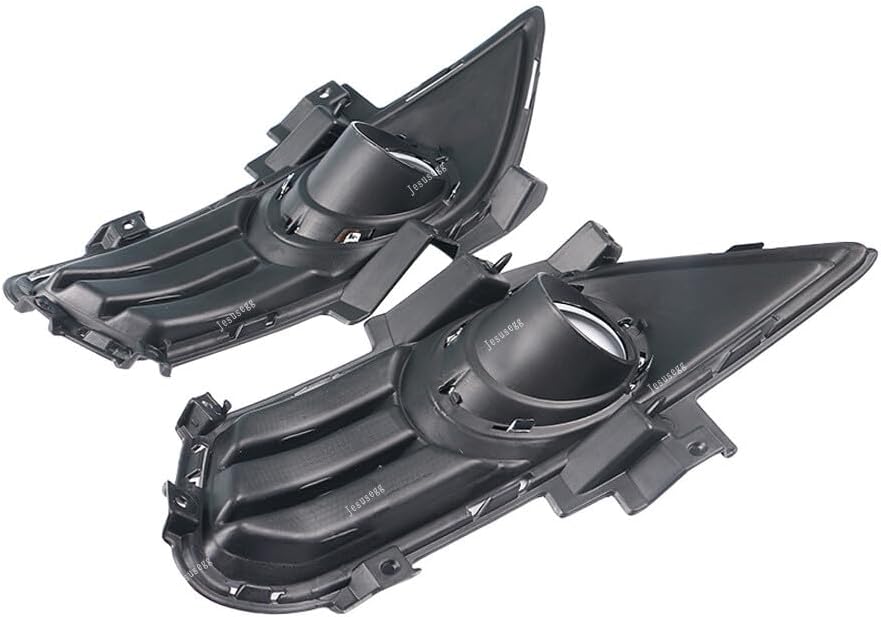 ya 9 10.24 Pair Chrome Front Left & Right Bumper Fog Lamp Grille Fits for Ford Fusion 2013-2016