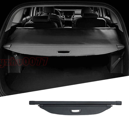 ya 2 8.15 for Kia for Sorento 2021-2022 Black Car Rear Trunk Canvas Cargo Luggage Shade Cover