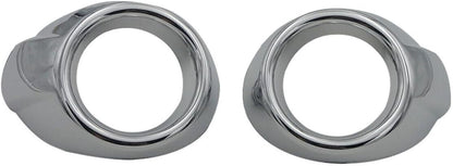 ya 4 8.10 2PCS Chrome Front Bumper Fog Light Ring Cover Trim Bezel for Ford Focus 12-2014