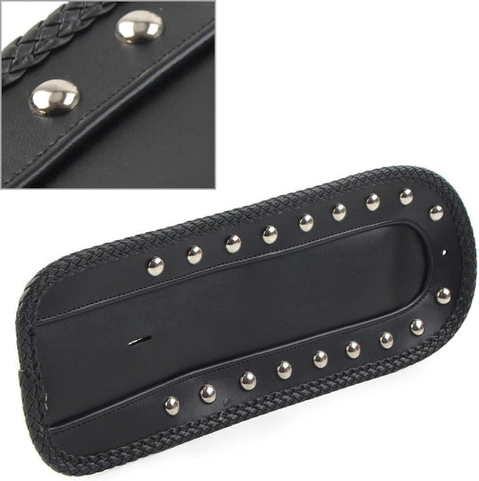 ya 4 8.8.2 Rear Fender Bib Solo for SEAT for Harley Sportster XLH 1200 1100 883 PU-Leder Black