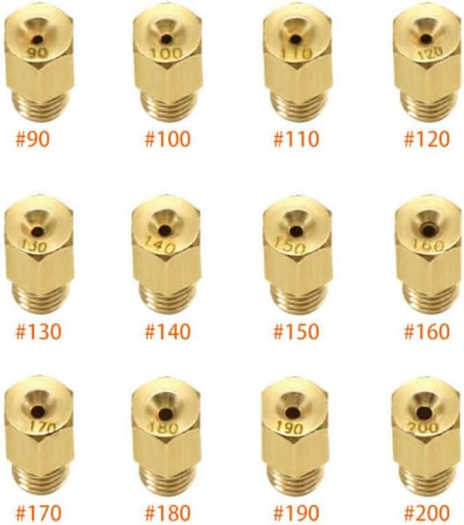ya 2 8.15 12*/set-Carb Main Jets For Mikuni VM22 VM24 VM26 VM30 VM32 VM34 VM44 Dirt Bike