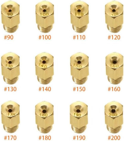 ya 2 8.15 12*/set-Carb Main Jets For Mikuni VM22 VM24 VM26 VM30 VM32 VM34 VM44 Dirt Bike