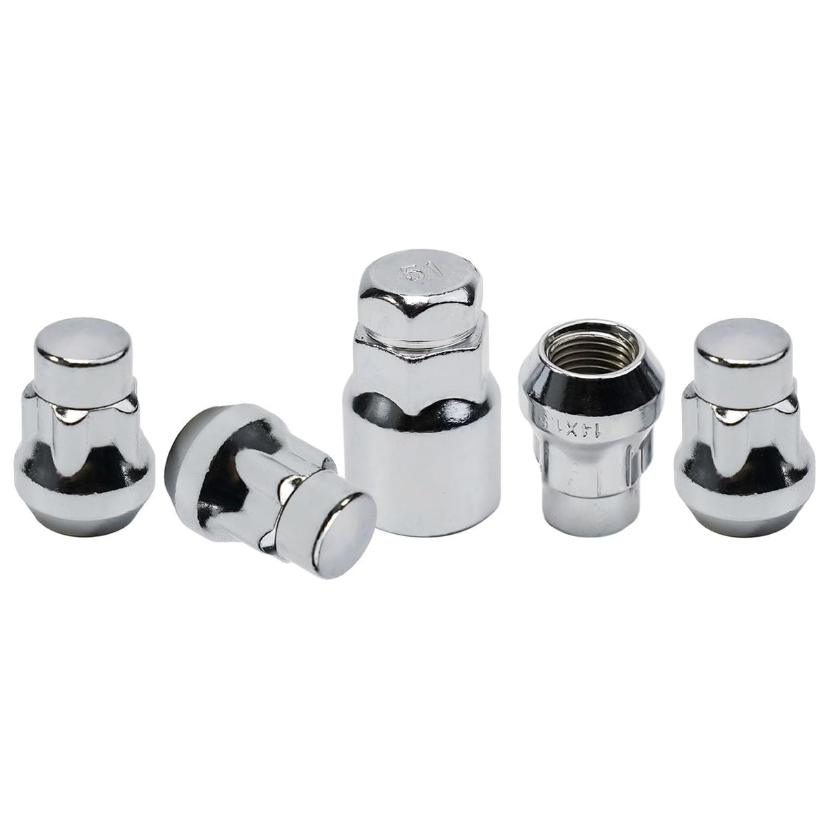 ya 13 9.15 baidi 4X for M14 x 1.5 Locking Wheel Nuts Tapered Key for for Ford S-MAX for Mondeo Silver