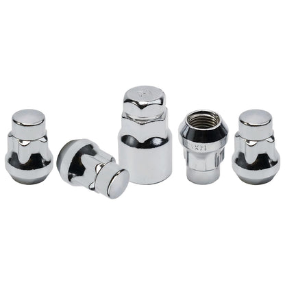 ya 13 9.15 baidi 4X for M14 x 1.5 Locking Wheel Nuts Tapered Key for for Ford S-MAX for Mondeo Silver