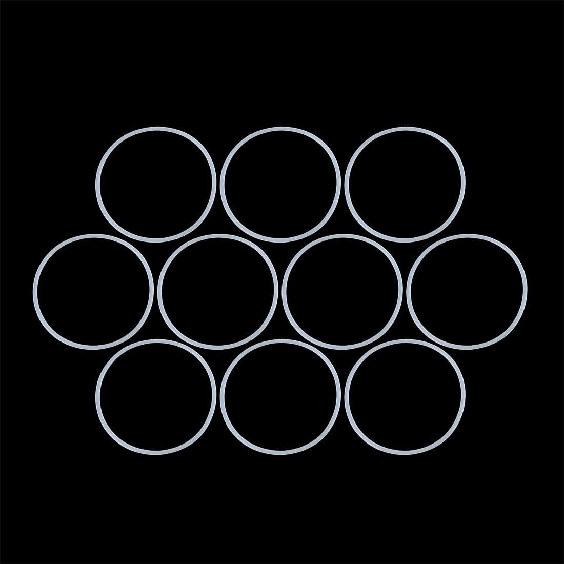 ya 13 9.15 baidi 10Pcs Silicone O-Rings, 61.6mm OD, 58mm ID, 1.8mm Width, Seal Gasket White