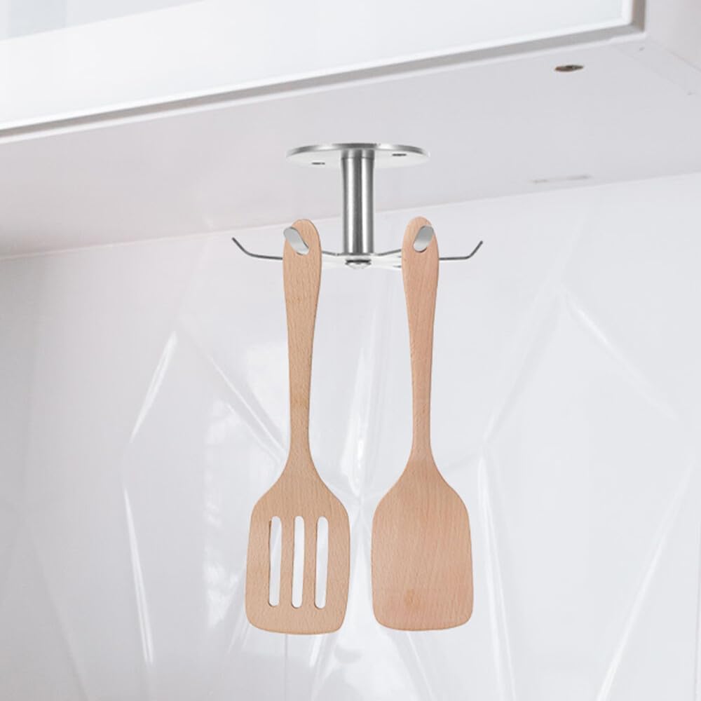 ya 26 10.21 baidi 2pcs Kitchen Cabinet Hooks Utensil Hangers Rotating Hangers Stora Swivel Hook-2