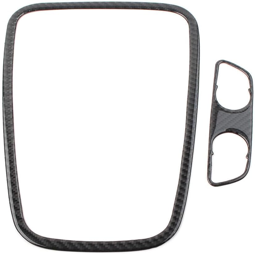 ya 9 10.24 2X Carbon Fiber Style Reading Light Cover Trim Fit for Audi A4 B9 2017-2020