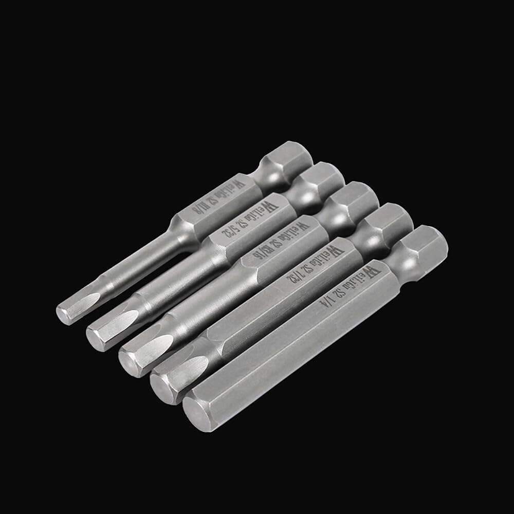 ya 14 9.20 baidi 1/2(12.5mm) Driver Extra Long Allen Key Bits Ratchet Wrench Socket Set H4-H17-1