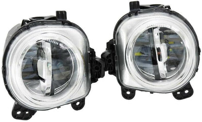 ya 4 8.14 Front bumper LED fog lights 2 pcs for BMW X3 F25 X4 F26 X5 F15 F85 X6 F16