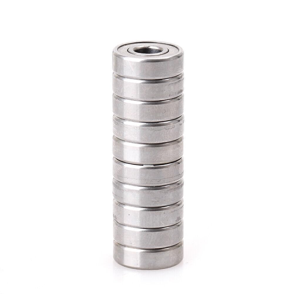 ya 16 10.20 baidi 10x 695zz Open for Mini ature Bearings Ball Rotary Motor Bearing Spinner 5x13x4mm