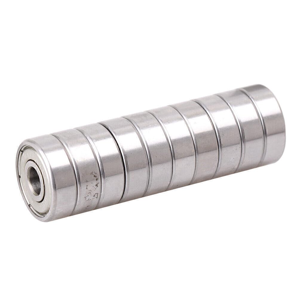 ya 16 10.20 baidi 10x 7x22x7mm Steel for Mini ature Deep Groove Ball Roller Bearings Fit 627ZZ