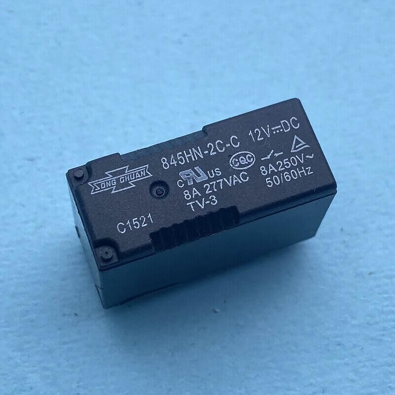 ya 16 10.20 baidi 1PC Song Chuan 845HN-2C-C 12VDC Power Relay 8Pins #W7*-