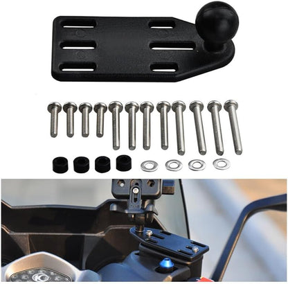 ya 4 8.24 baidi Spherical motorcycle brake/clutch reservoir cover base suitable for mobile phone holder