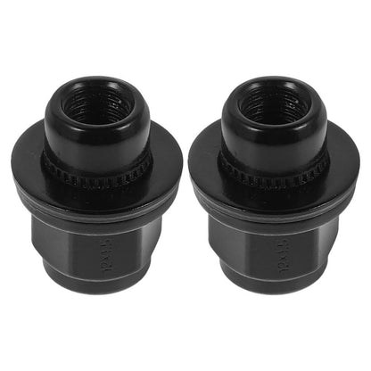 ya 13 9.15 baidi 2 Pcs Tire Nut Universal Wheel Lock Key Locks for Cars Lug Chrome Nuts