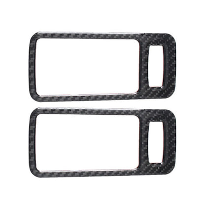 ya 9 10.24 Carbon Fiber Interior Door Handle Bowl Trim Cover for Ford for Mustang 2009