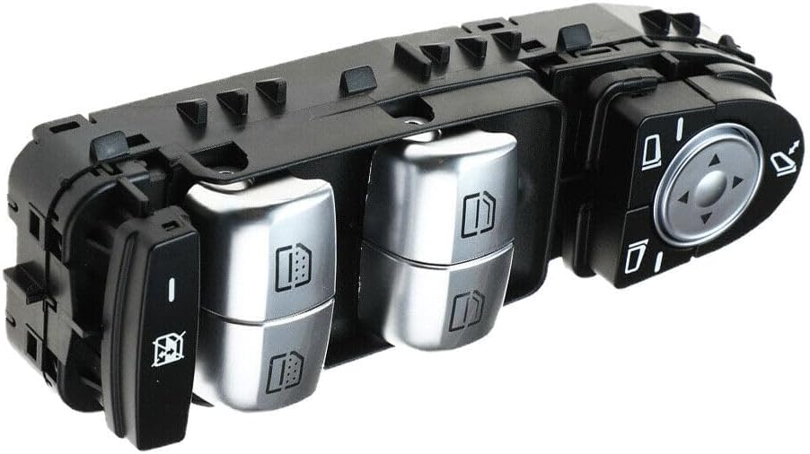 ya 11 9.14 zhengce Window Main Control Switch Black (White Light) 3 Pin for Mercedes S-Class W