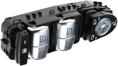 ya 11 9.14 zhengce Window Main Control Switch Black (White Light) 3 Pin for Mercedes S-Class W