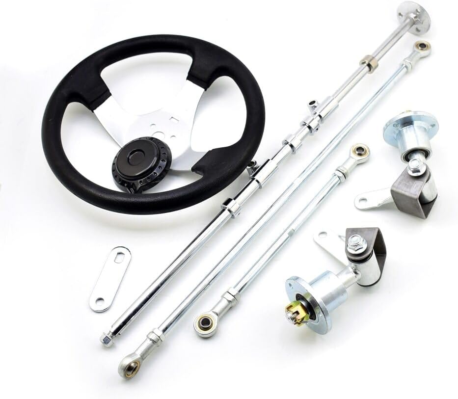 ya 4 8.10 GO KART UTV Strut Knuckle Spindle 6'' Flange ATV Front Steering Gear Rack Joint