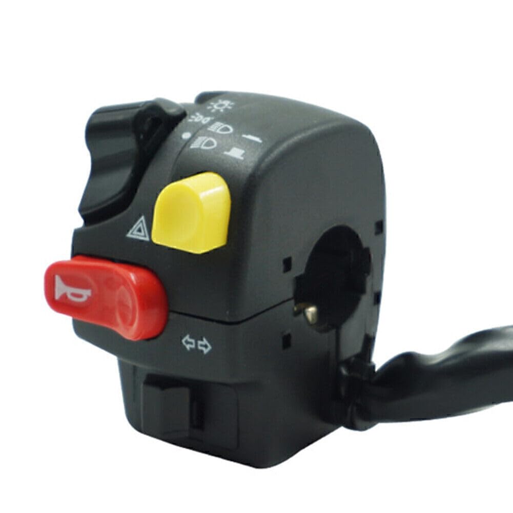 ya 12 10.8 zhengce Motorcycle 7/8 22mm Handlebar Low/High Beam Multi-Function Buttons Switches
