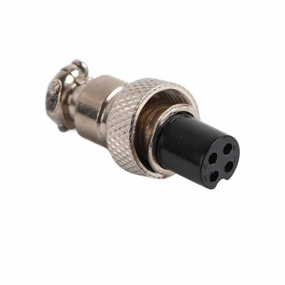 ya 16 10.20 baidi 10 Set GX12 4Pin 12mm Aviation Plug Male Female Metal Socket Connector Parts