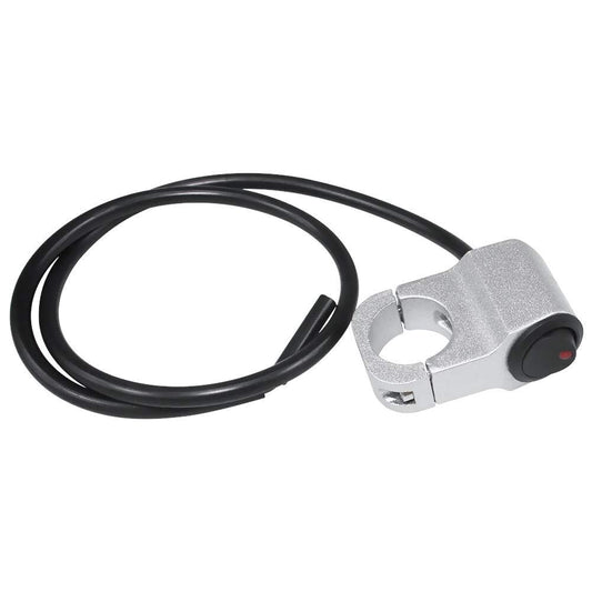 ya 12 10.8 zhengce 12V 22cm Motorcycle Headlight Brake Fog Light Handlebar Switch ON Off Butto