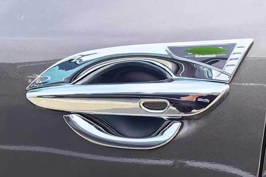 ya 5 8.10 for Mazda 3 Axela 2019-23 Chrome Style Side with for Smart Door Handle Cover Trim 4X