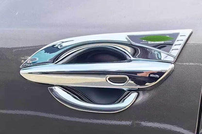 ya 5 8.10 for Mazda 3 Axela 2019-23 Chrome Style Side with for Smart Door Handle Cover Trim 4X