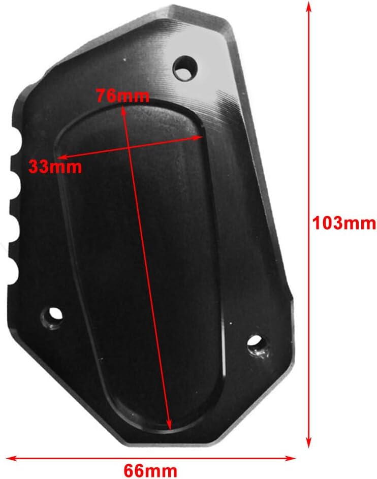 ya 2 8.15 Side Stand Enlarge Kickstand Pad Gold for Suzuki GSX8S GSX-8S GSX 8S 2023