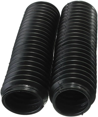 ya 6 8.14 1Pair Black Motorcycle Front Fork Rubber Gaiters Boots For CQR 245x58x39mm