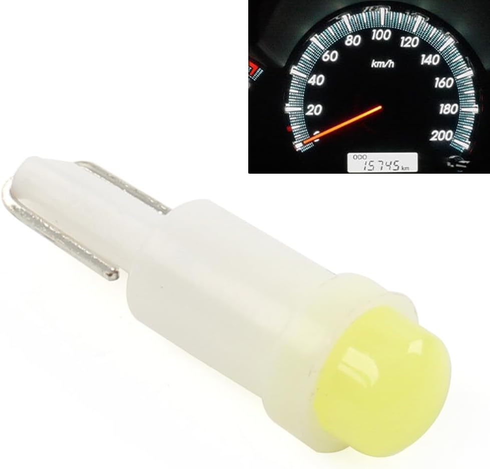 ya 2 8.15 Car Instrument Bulb Indicator T5 1 SMD Light Dashboard Gauge Lamp Wedge Bulb