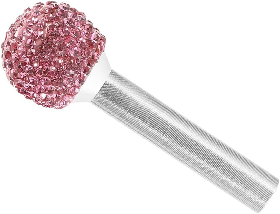 ya 26 10.21 baidi Car Lock Bolt Alu for Mini um Alloy Rhinestone Pink Bling Interior Accessories