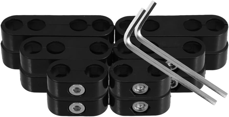 ya 4 8.10 14 Pcs Ignition Line Separator Spark Plug Spacer Wire Divider Looms Splitter