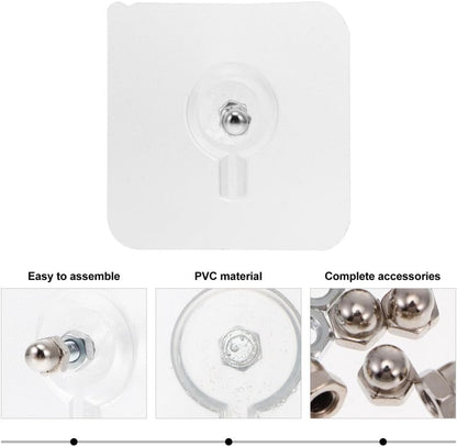 ya 26 10.21 baidi 20Pcs 14mm Sticky Hook for Wall Self- Adhesive Hangers Self Adhesive Wall Hooks
