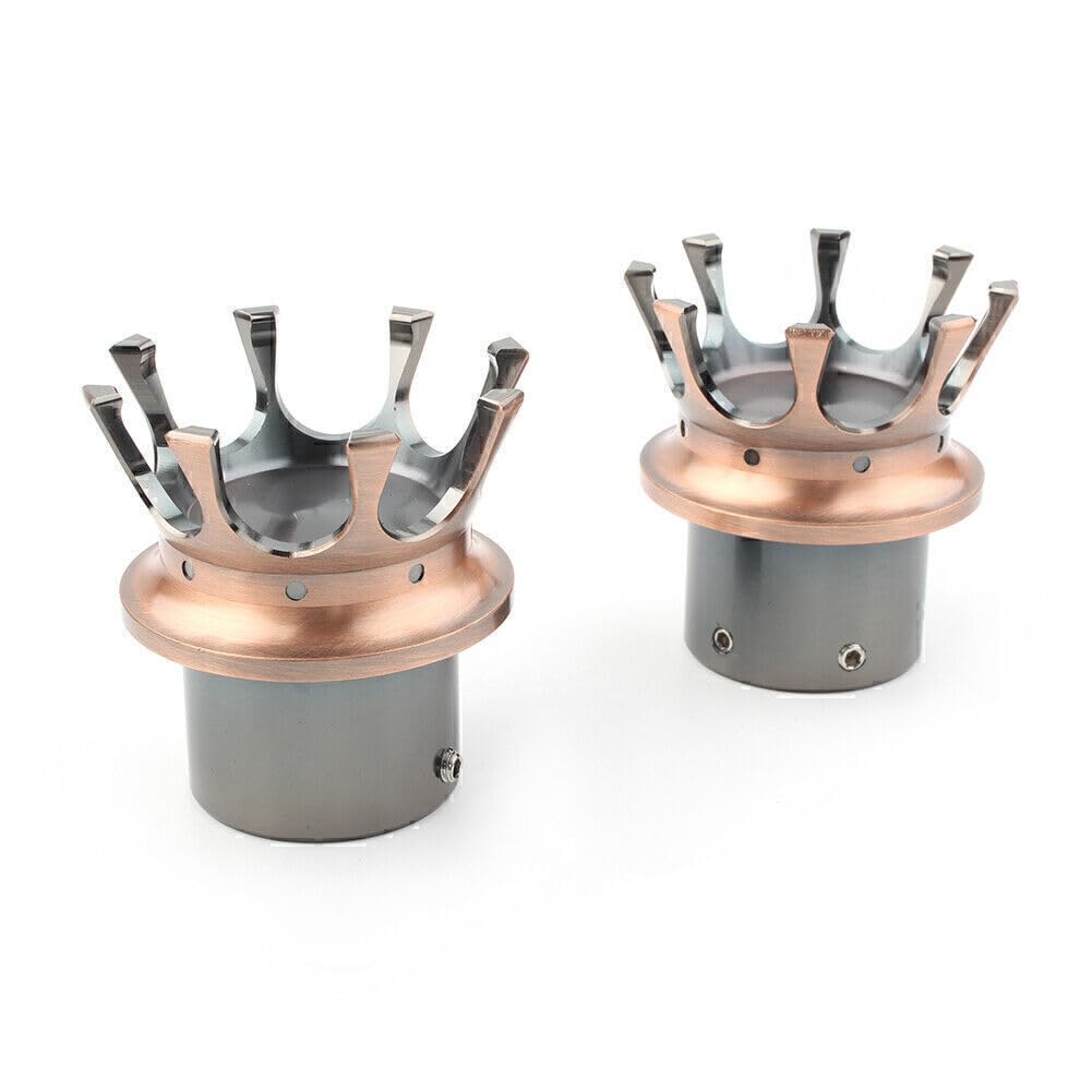 ya 6 8.14 Front Axle Nut Cover Bolt Cap Bronze Fit Harley XL 883 1200 Dyna Touring Glide