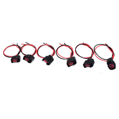ya 2 8.15 6-Piece Fuel Injector Harness Connector for Ford for Lincoln for for Mercury 1P1344