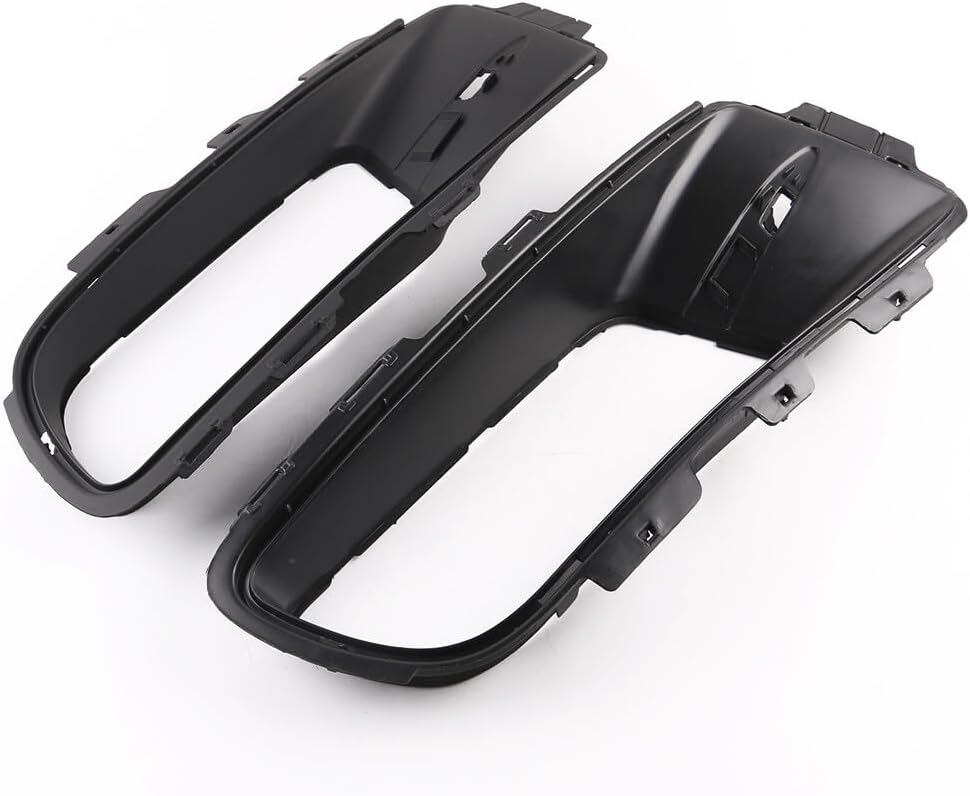 ya 9 10.24 Left & Right Front Lower Bumper Fog Light Lamp Grill Cover for BMW 07-09 for X5 E70