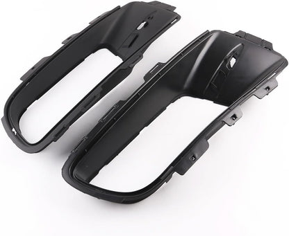 ya 9 10.24 Left & Right Front Lower Bumper Fog Light Lamp Grill Cover for BMW 07-09 for X5 E70