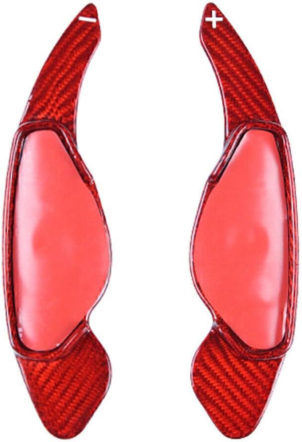 ya 5 8.24 baidi Carbon Steering Wheel Shift Paddle Shifter Extension Red Fit for Land Rover Evoque